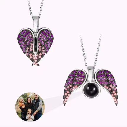 🪽Collar Ángel Guardián con Foto