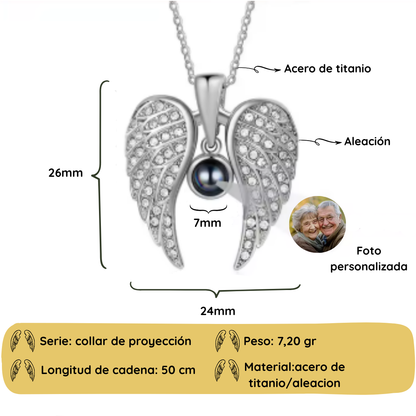 🪽Collar Ángel Guardián con Foto