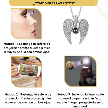 🪽Collar Ángel Guardián con Foto